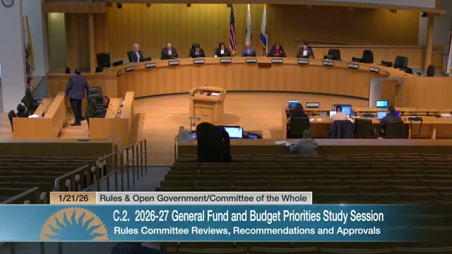 San Jose schedules Feb. 5 forecast and budget priority study session; public comments urge social-service protection