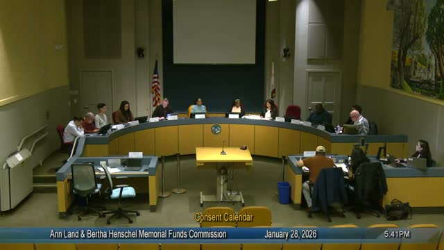 Commission assigns 2026 grantee site visits, sets June 30 deadline; members press for clearer questionnaires and faster payments