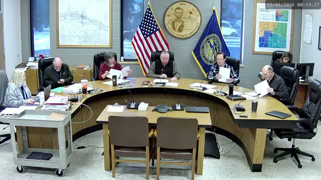 Board approves routine business: claims, sheriff fee report, motor-vehicle exemption, and minutes