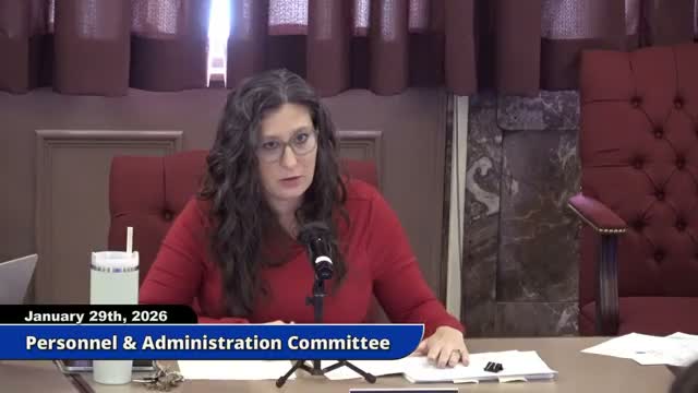 Staff present 2025 pay-study comparison for Board of Aldermen positions; legislative researcher role lacks clear civil-service match