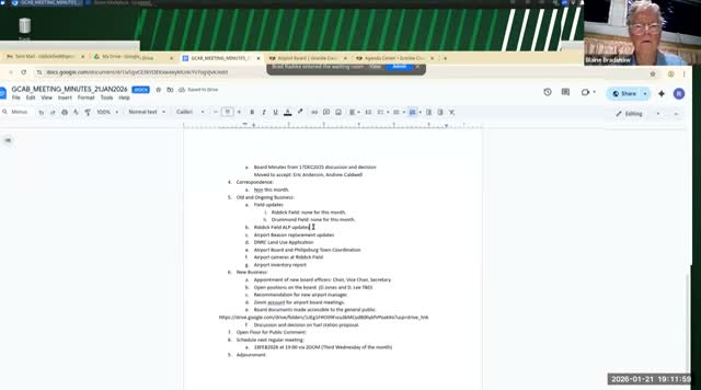 Granite County airport board weighs beacon, camera outages and manager vacancy; forms subcommittee to explore alternatives