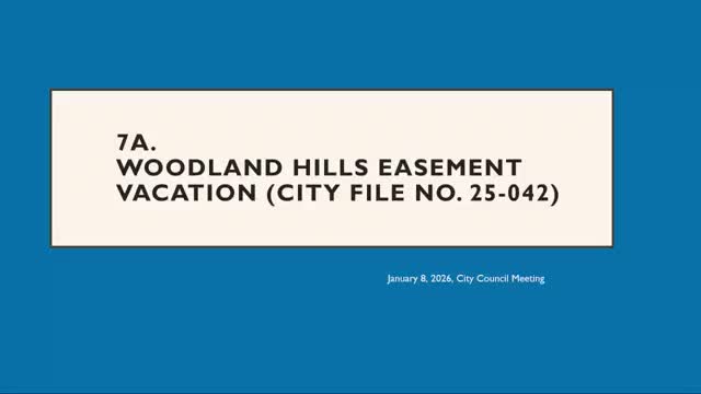 Corcoran council adopts resolution to vacate portion of Woodland Hills drainage easement