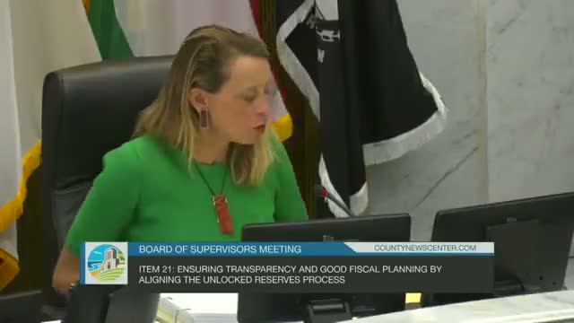 Board authorizes framework to use ‘unlocked reserves’ for emergencies; Desmond objects to process