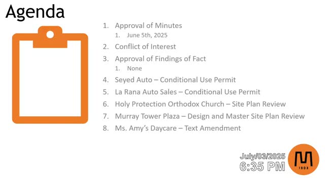 Planning Commission approves two small auto‑sales conditional‑use permits