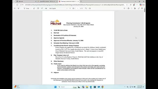 Unidentified municipal body approves conditional use permit for home childcare at 501 East 16th Avenue