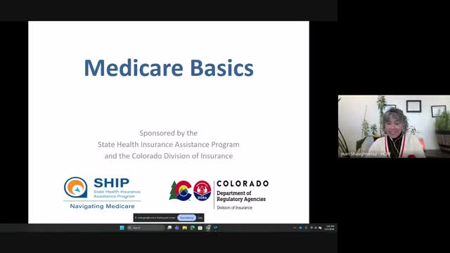 SHIP counselor outlines Medicare basics, enrollment windows and help options