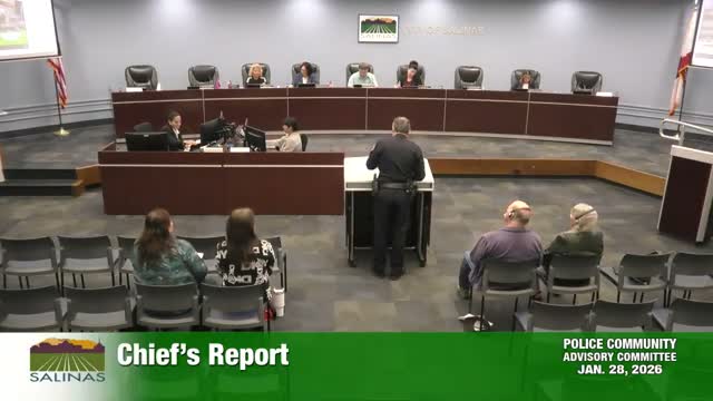 Salinas advisory committee hears county 9-1-1 dispatch briefing; chief previews AB 481 report