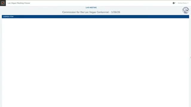 Centennial Commission reviews FY2026 finances; staff cites $521,540 in revenues and $108,006 in operating expenses