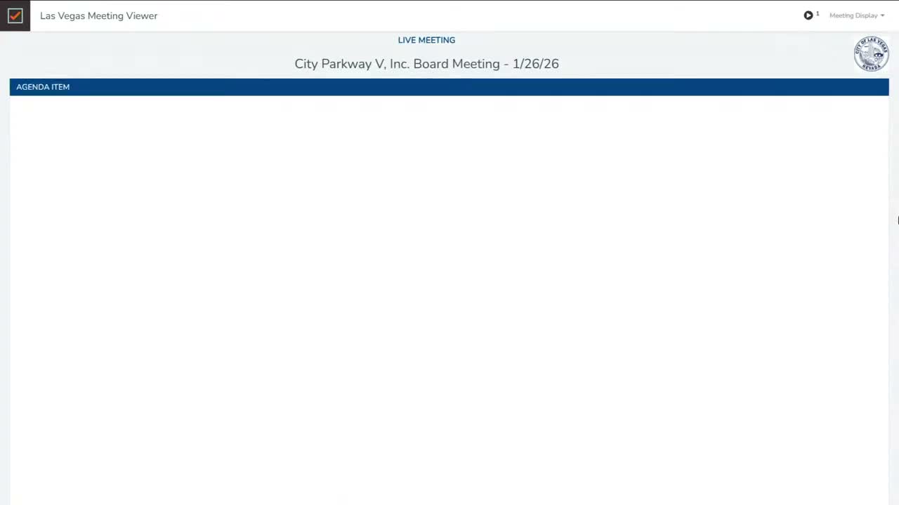 City Parkway 5 board approves FY 2026–27 operating budget, cites asset sales and $10.5M museum contribution