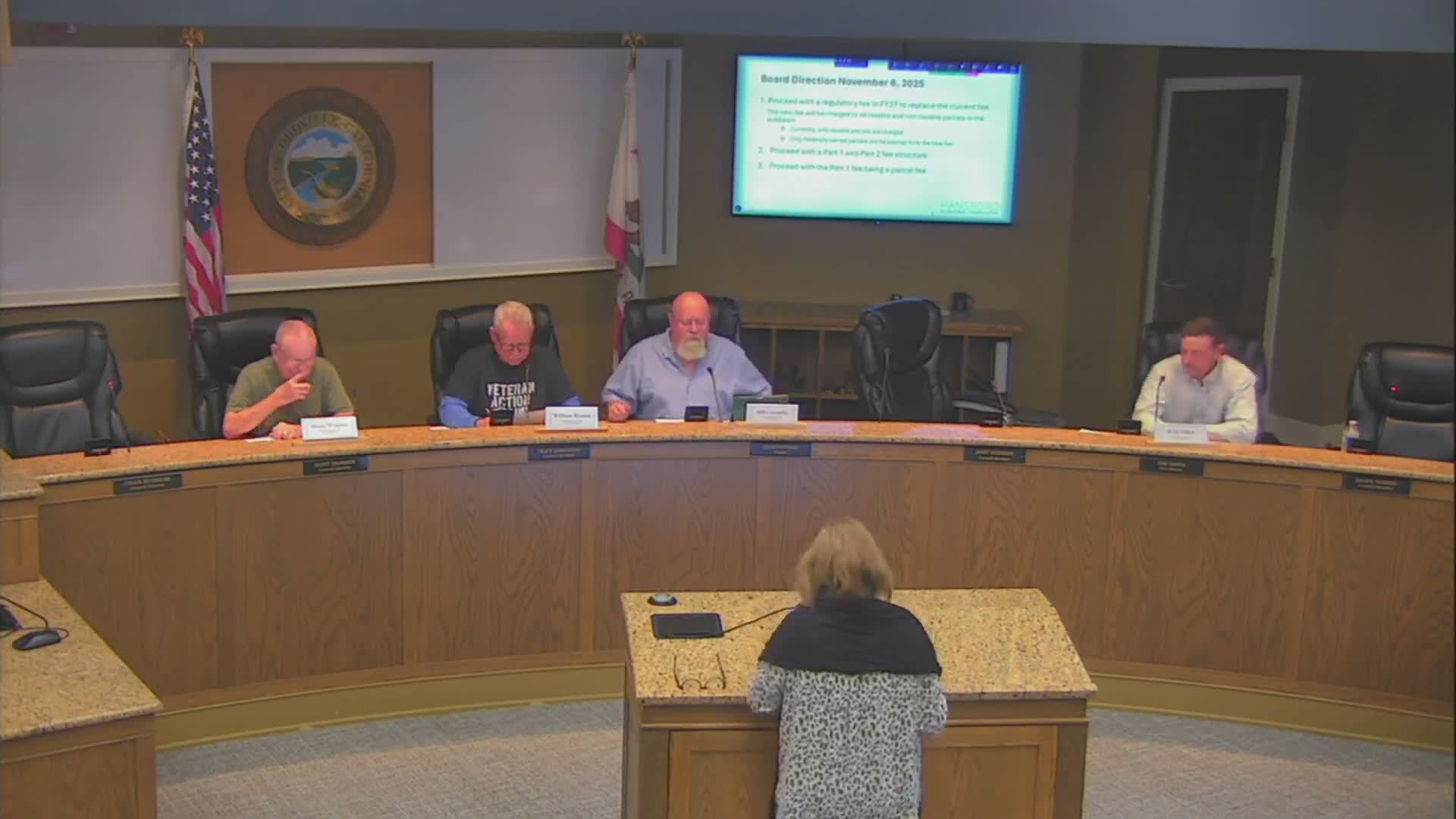 Wyandotte Creek GSA advances draft two-part regulatory fee, directs ad hoc to refine allocations