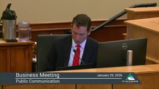 Board hears public comment on garbage burning and the sheriff's levy; approves consent agenda