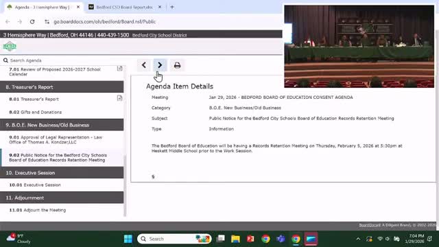 Bedford City board: high school remains closed as district works on power, fire-alarm and heating repairs