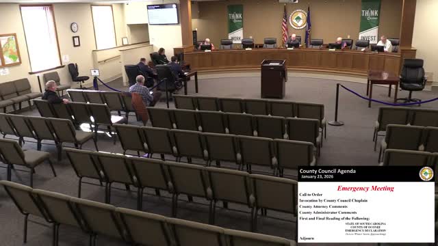 Oconee County Council adopts emergency declaration ahead of winter storm