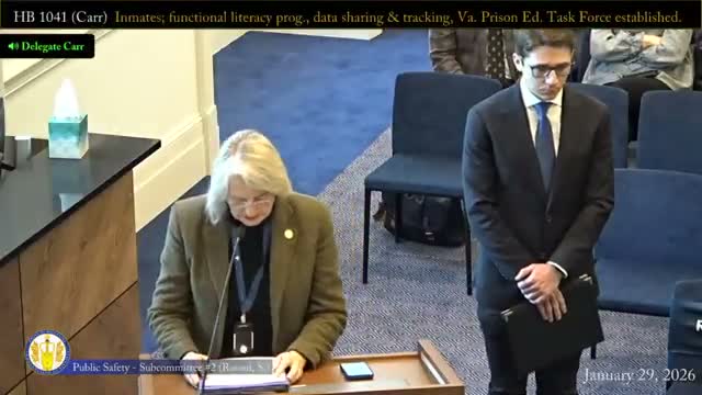 Subcommittee advances bills to expand prison education and reentry planning