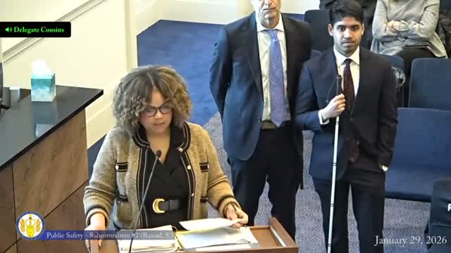 Subcommittee backs presumption for home electronic incarceration for pregnant and postpartum people and requires facility maternal-data reporting