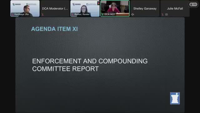 Board of Pharmacy authorizes staff to seek technical amendments to outsourcing facility statutes