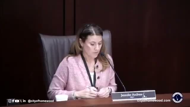 Homewood council backs consultant-led next steps in city manager search, votes unanimously