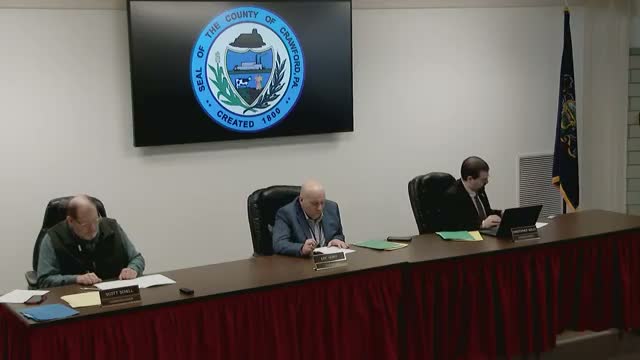 Crawford County commissioners approve $3.1 million in bills, dozens of contracts, personnel moves and technology purchases