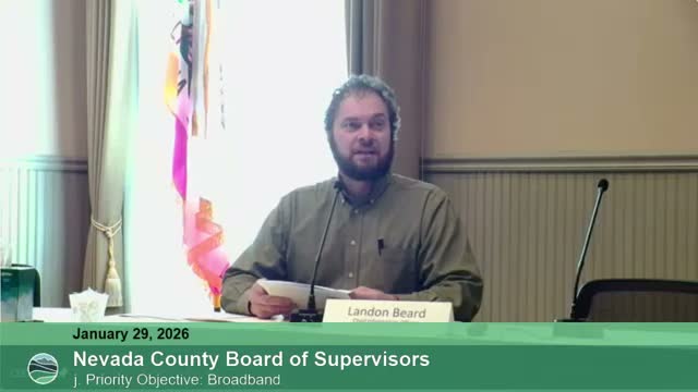 County staff recommends folding broadband objective into economic development to speed permitting and funding access