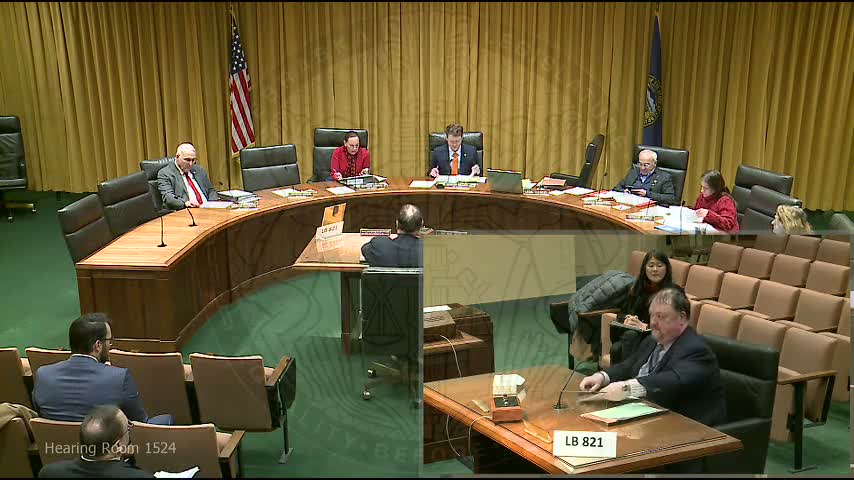 LB821 would rename and modernize NPERS and NIC annual reporting requirements