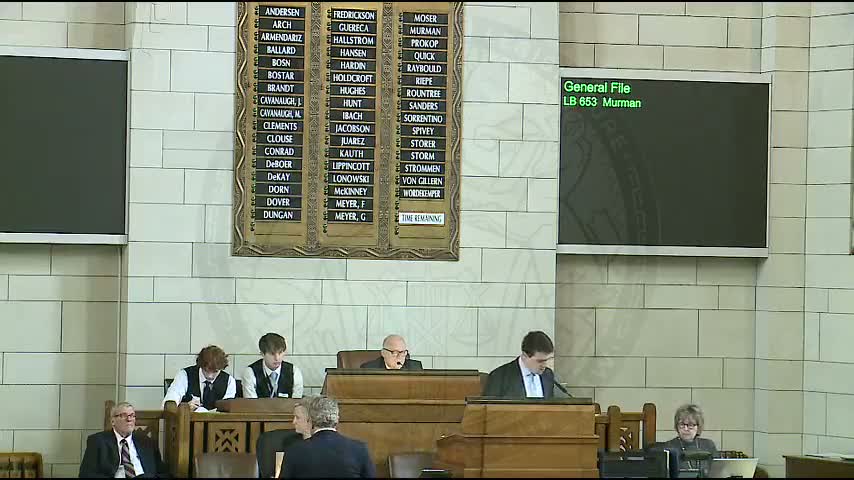 Senate advances LB653 after adopting amendment to keep siblings together, allow narrow K–2 suspensions with guardrails