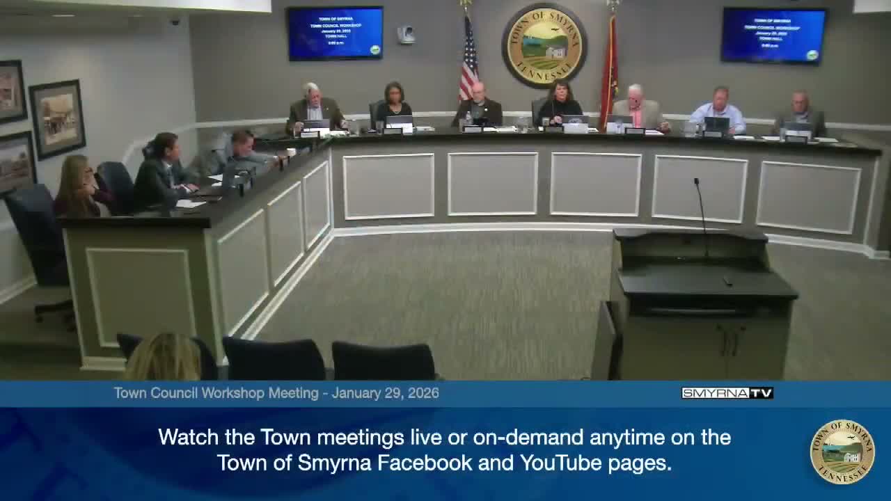 Smyrna council reviews contracts, codes and midyear budget at January workshop