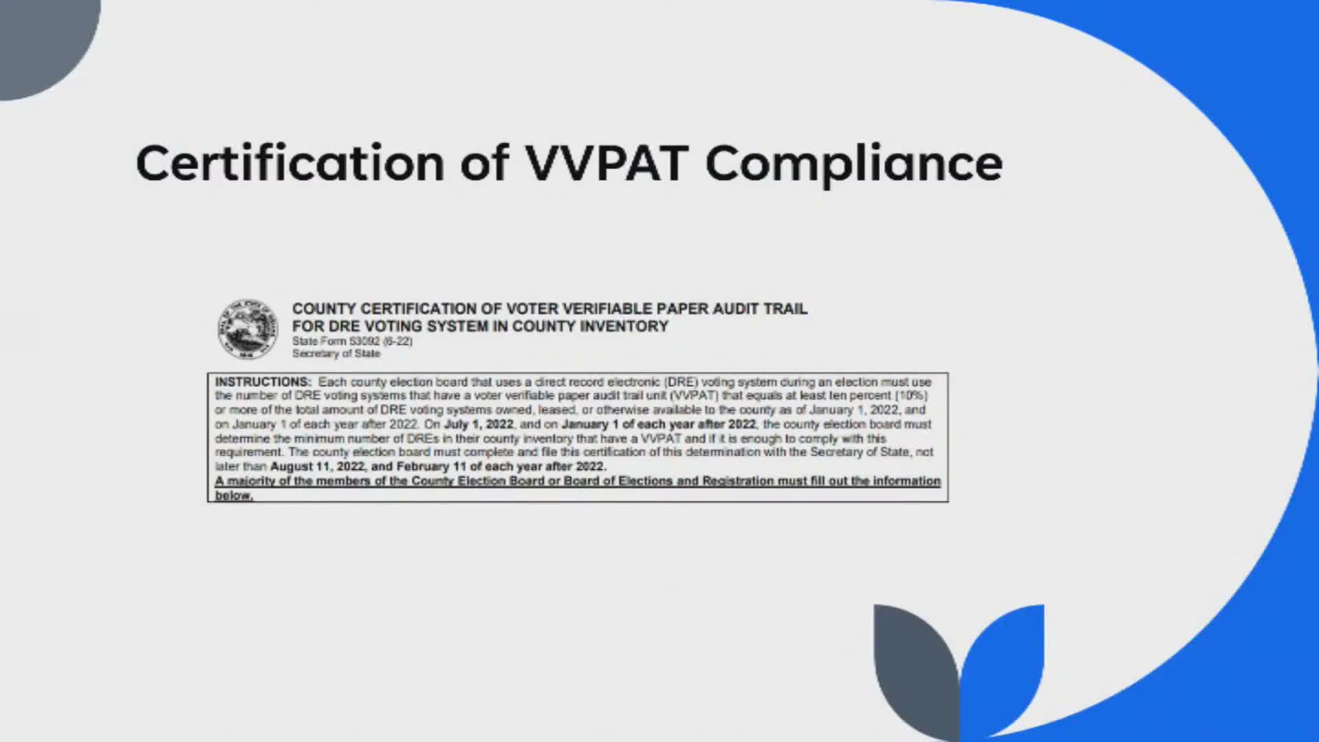 Tippecanoe County election board approves equipment certifications, vendor contract updates and poll-worker agreements ahead of primary