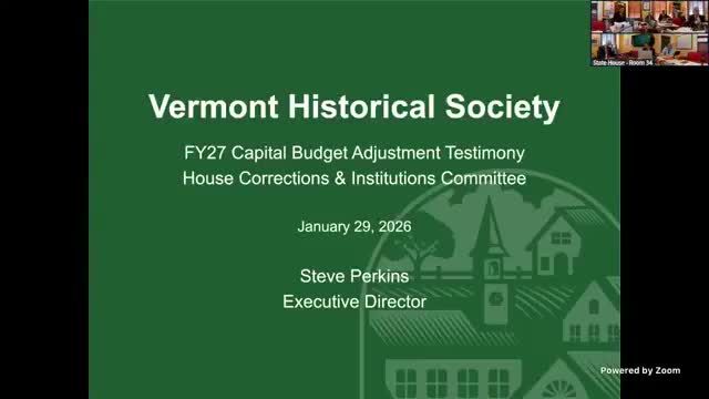 Vermont Historical Society seeks $566,724 Munter's HVAC replacement and reports progress on flood repairs