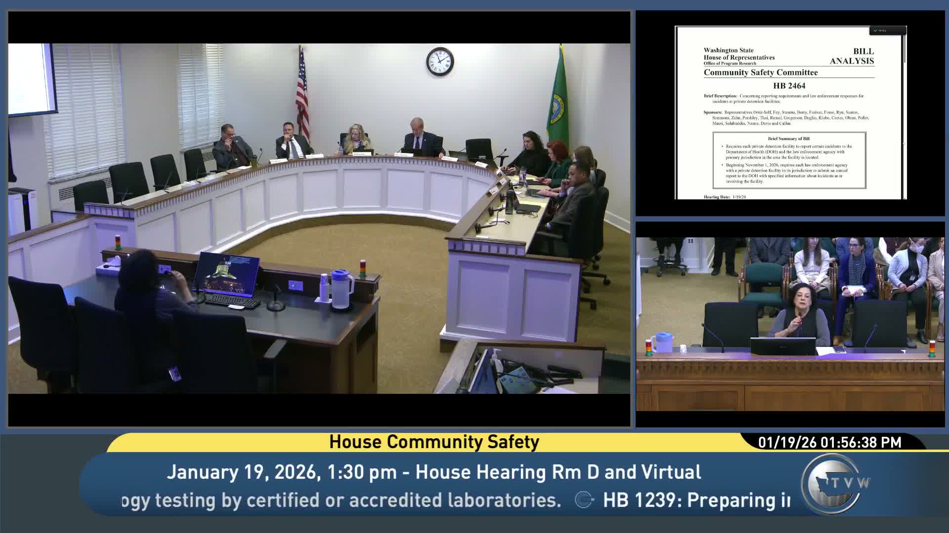 Bill would require immediate reporting of serious incidents at private detention centers