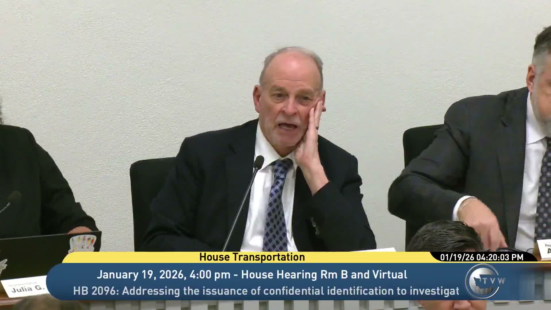 Committee hears AGO request to allow confidential IDs for investigators