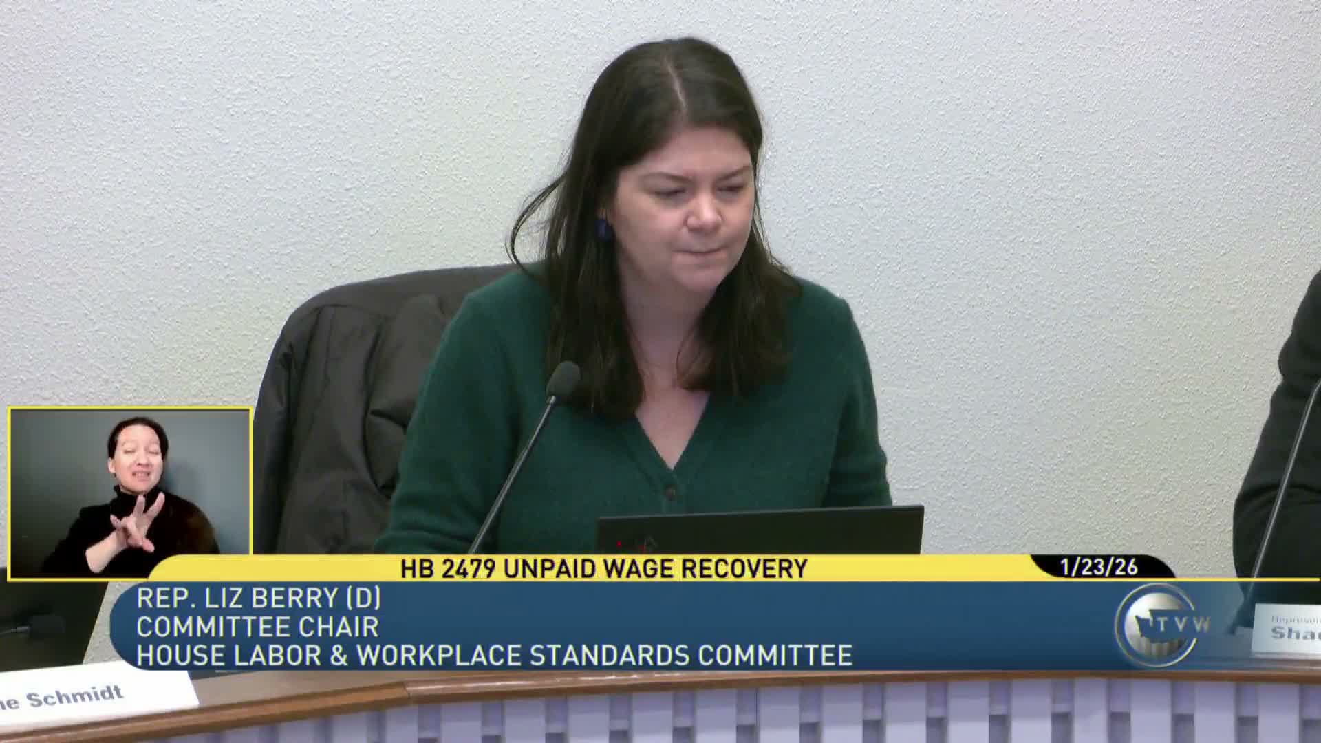 Committee hears broad support for Wage Recovery Act to speed payments to low‑wage workers
