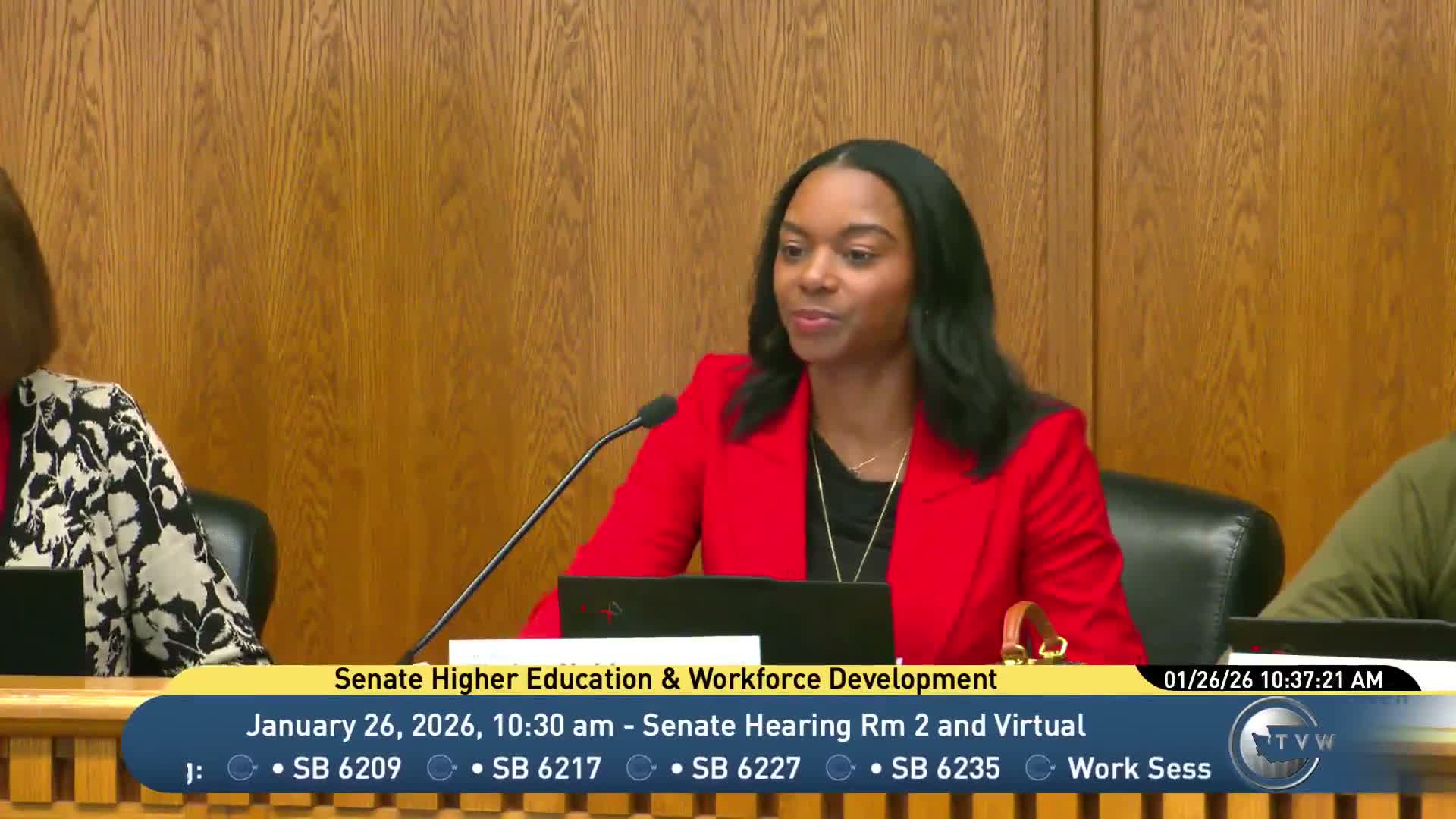 Senate hears bill to bar some private‑equity deals in public college athletics amid competing views on oversight