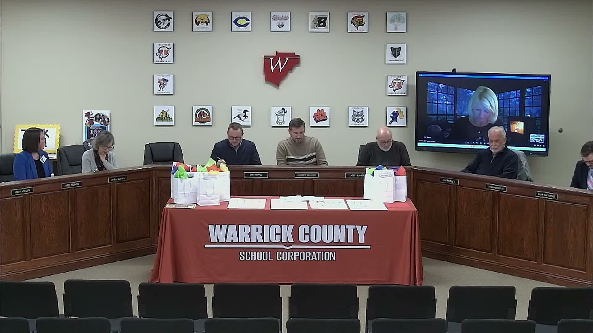 Warrick County School Corporation finance presentation flags $5.5 million operations-fund decline, outlines bond and investment plan