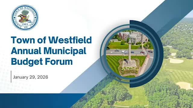 Westfield presents 2025 results, outlines March budget presentation and April adoption