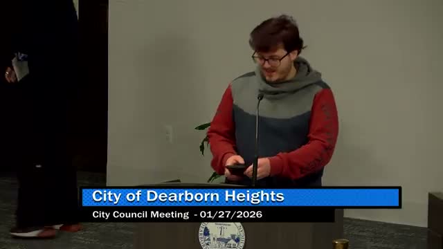 Residents urge Dearborn Heights to plan for residents with disabilities and to limit private surveillance cameras