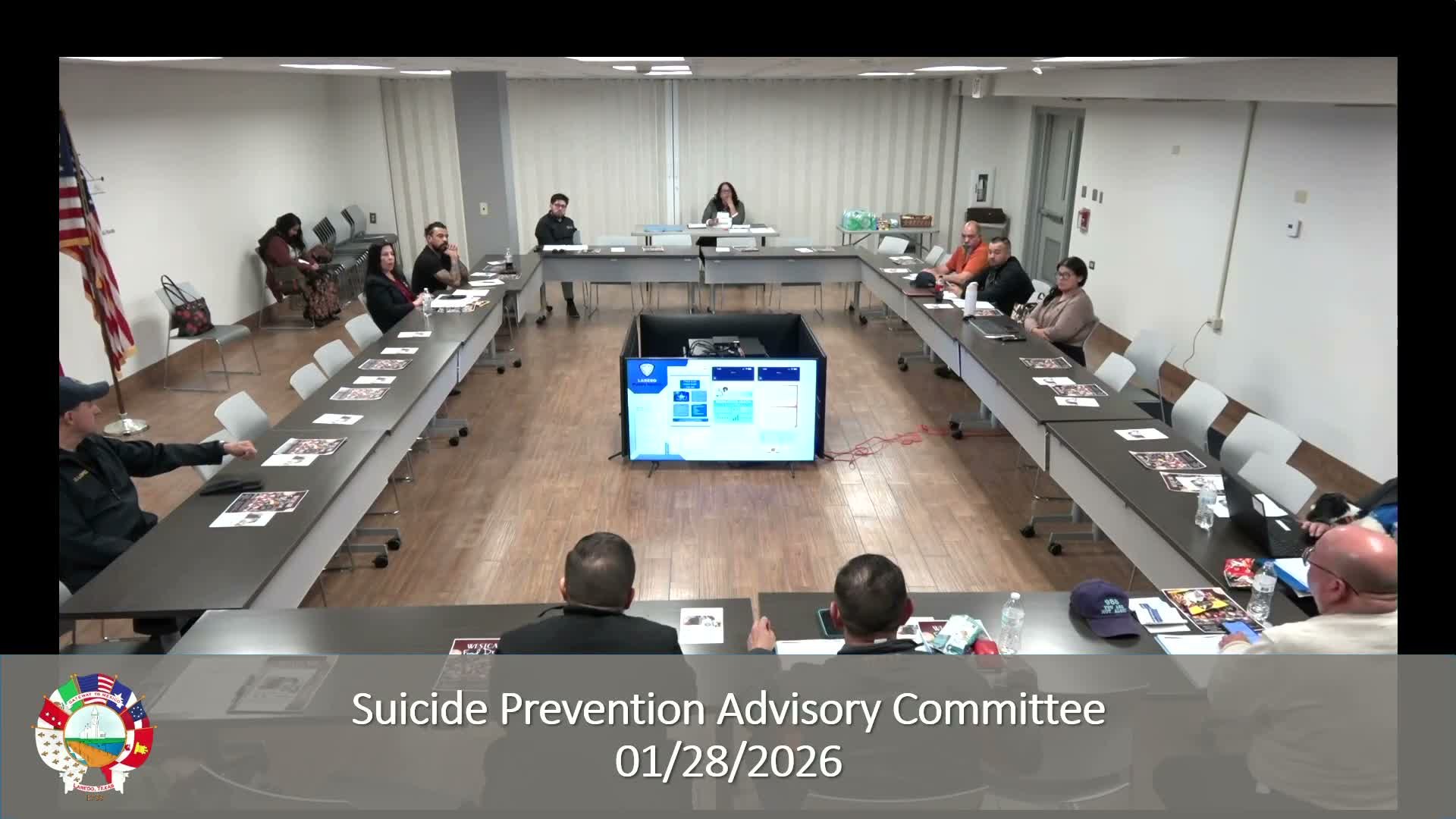 Committee approves posting pre-crisis trainings to website, announces PSA, rally and May symposium