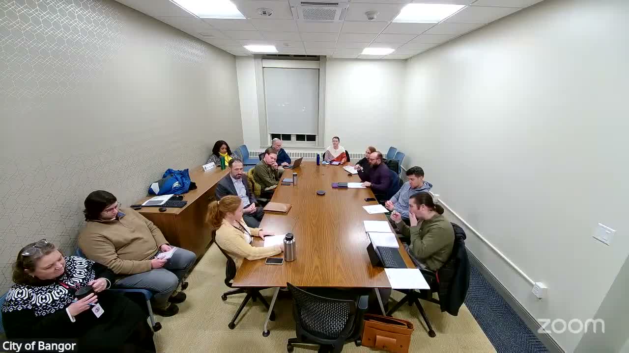 Bangor committee reviews proposal to relax 20‑foot GISD parking buffer for commercial uses