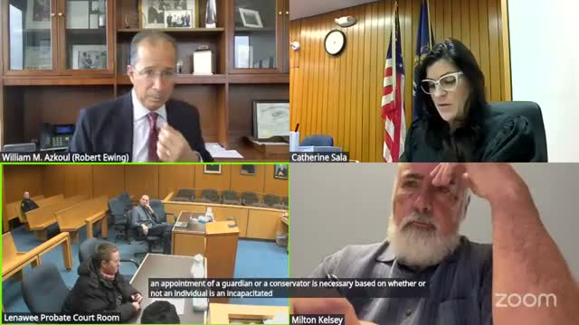 Judge appoints guardian and conservator for Robert Ewing, citing incapacity and fiduciary breaches