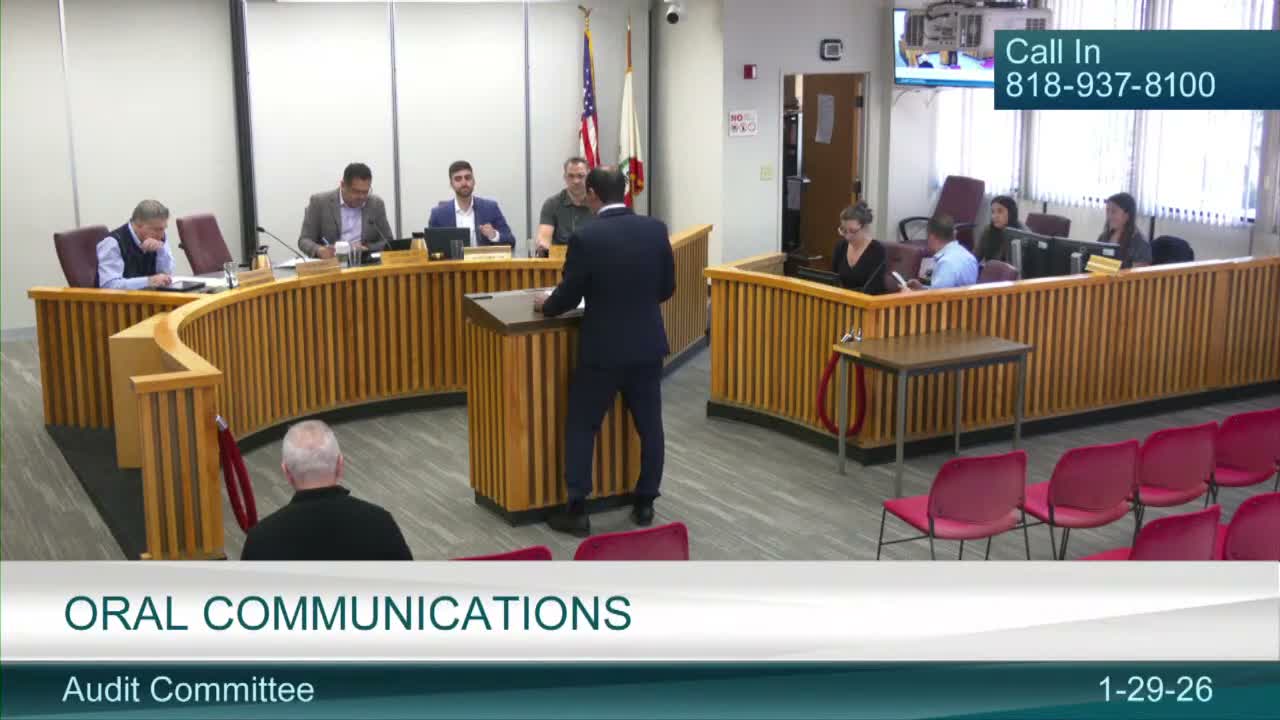 Public commenters press audit committee on contracts, staffing and utility billing