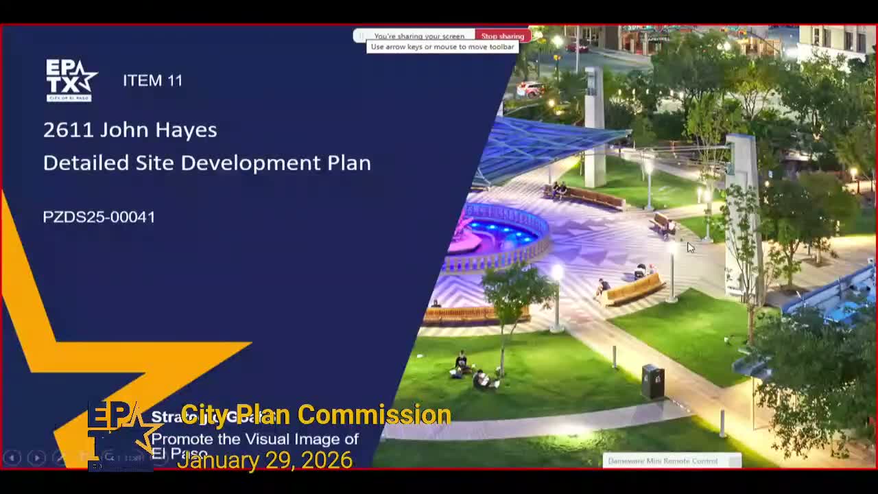 Commission approves 60‑unit apartment site plan on John Hayes with landscape modification