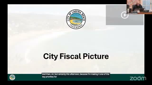 Laguna Beach council weighs options to close multi‑year budget gap; charter city and ballot measures discussed