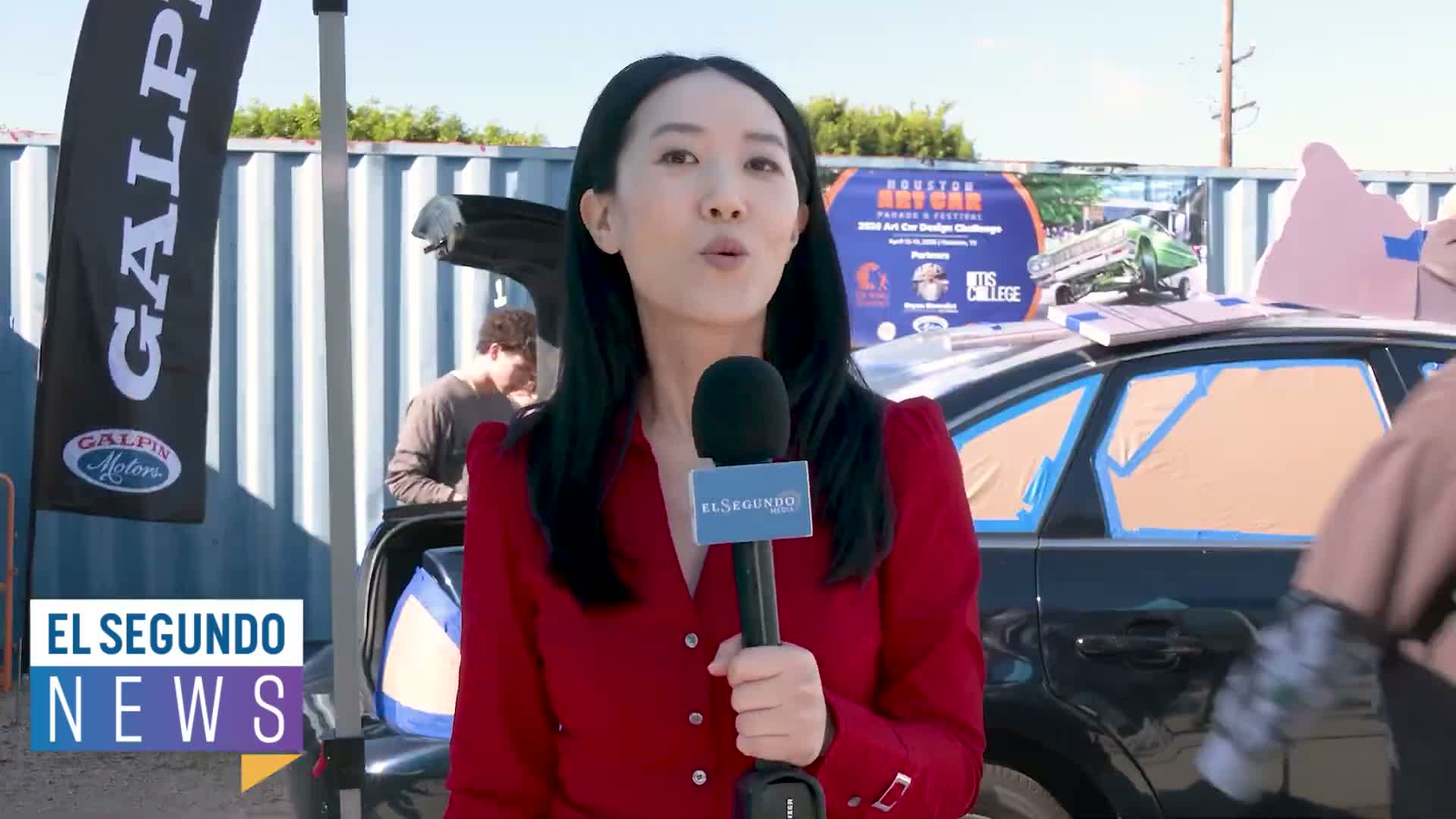 Da Vinci students transform a 2009 Ford Taurus into art car for 2026 Houston parade