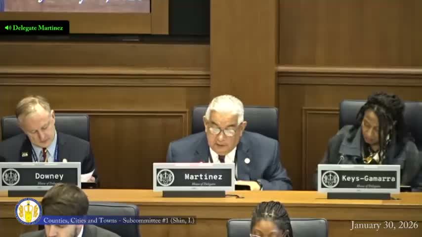 Panel advances permissive bill letting localities reimburse utility‑connection fees for first‑time buyers