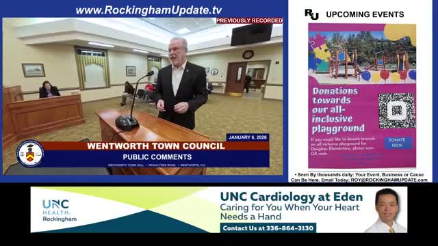 Sen. Phil Berger updates Wentworth council on DMV problems, transportation projects and budget standoff