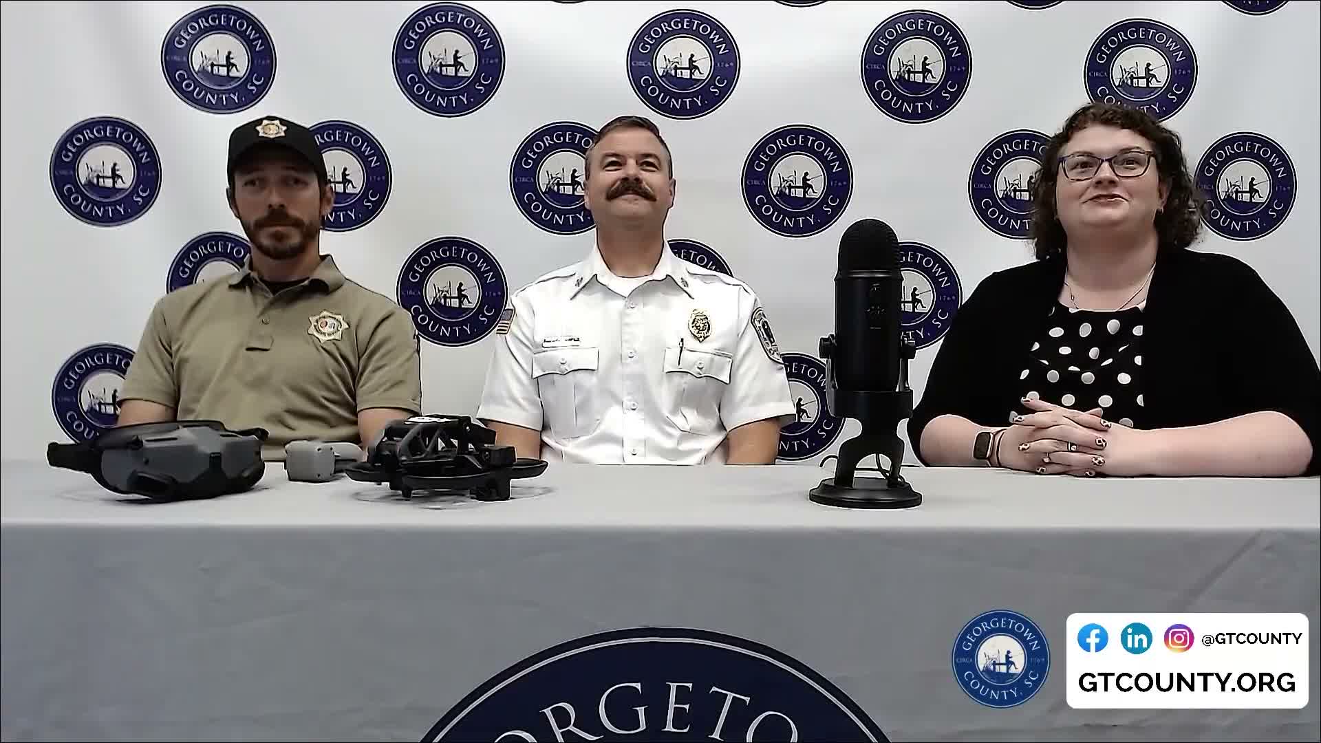 Georgetown County public-safety teams describe expanding drone use for searches, damage assessment and building clears