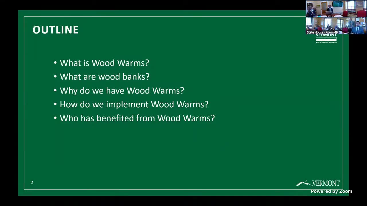 State 'Woodworms' program donates low-grade timber from state sales to local wood banks for heating assistance