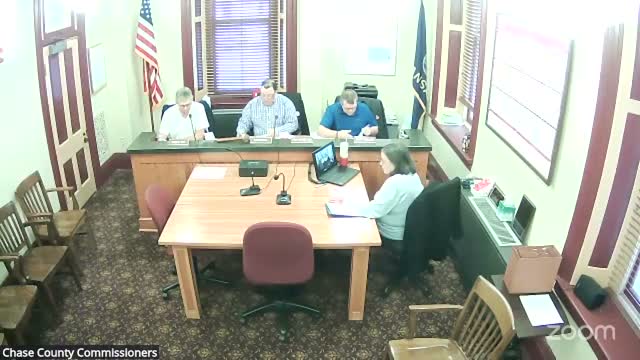 Chase County approves $35,000 transfer to chamber and clears routine payroll, warrants and minutes