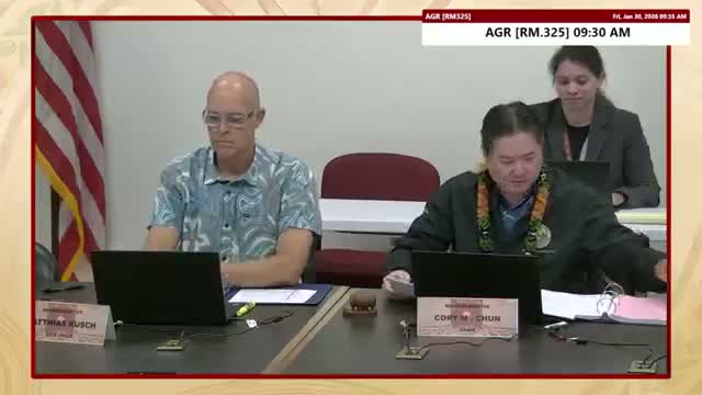 Committee advances bill to keep Hawaii Invasive Species Council funding aligned with DLNR while transfer is staged