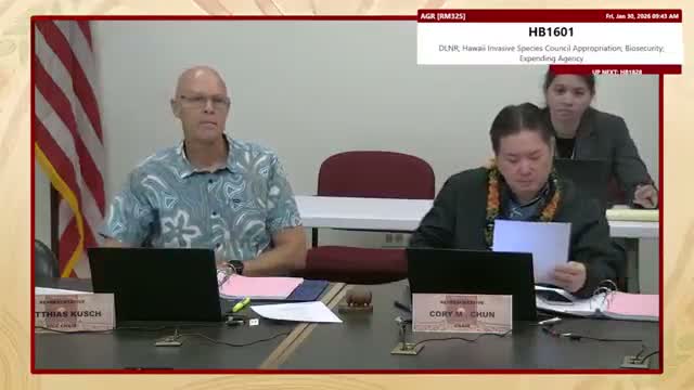 Committee hears extensive concerns on agricultural lands bill, defers HB1828 for more work