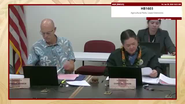 Committee advances contentious bill to shift some aquaculture and marketing functions to Agribusiness Development Corporation